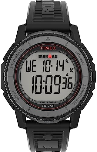 Amazon.com: Timex Unisex Ironman Triathlon T200 42mm Watch - Red